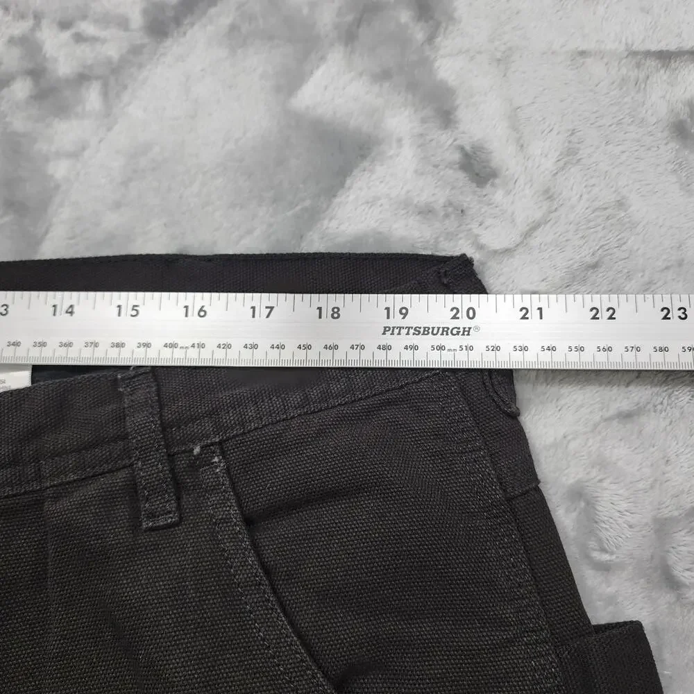 NEW Polar King Key Pants Mens 40X32 Black Fleece Lined Canvas Carpenter‎ Utility